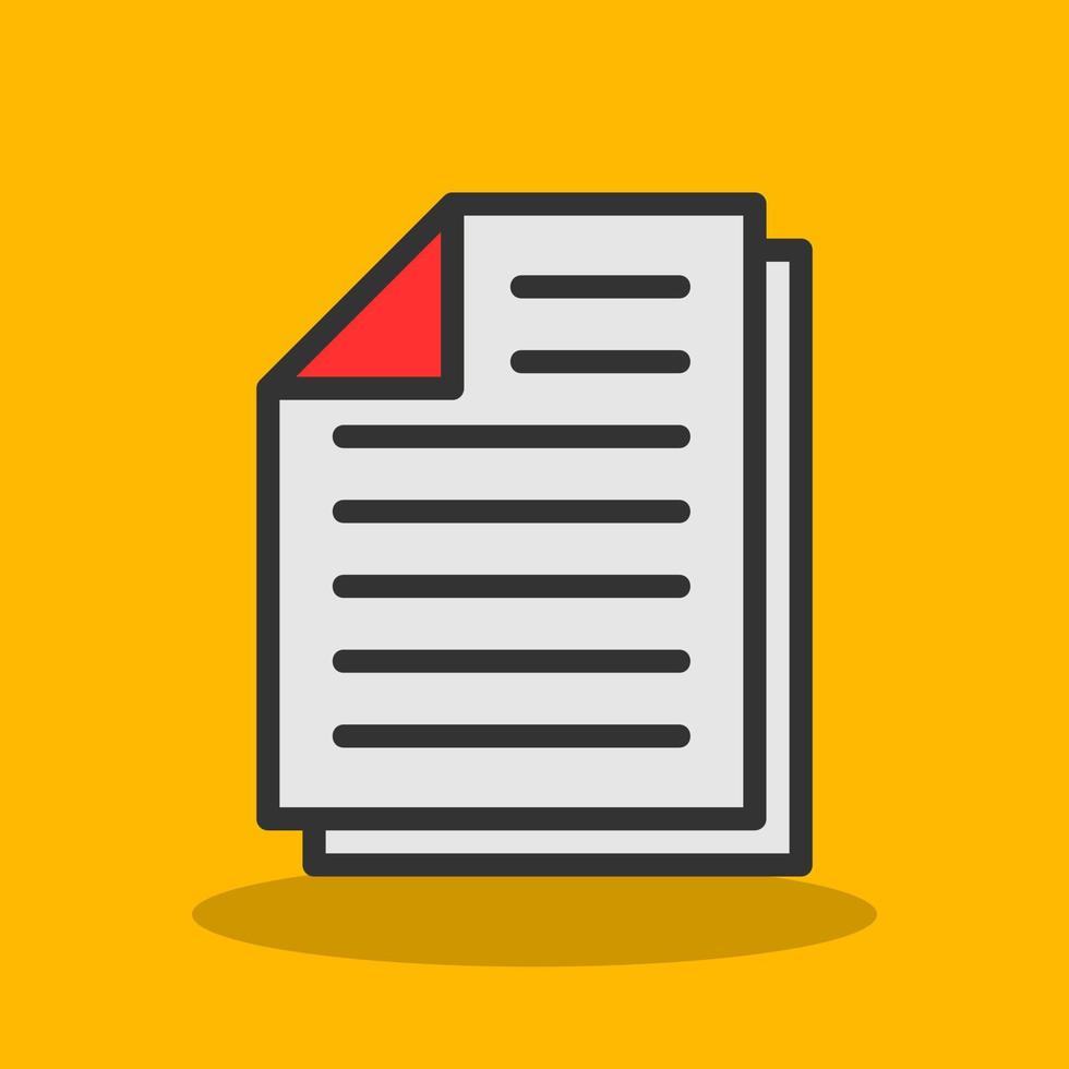 Document Vector Icon Design