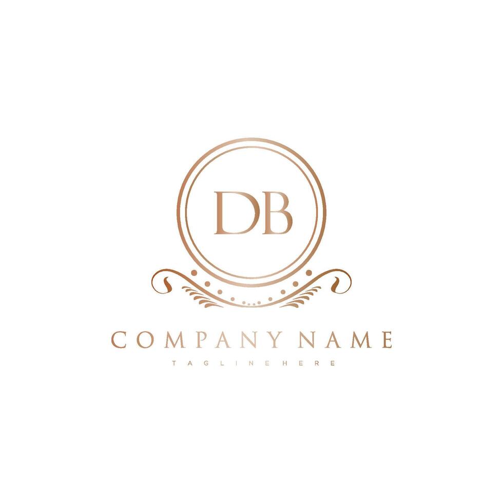 DB Letter Initial with Royal Luxury Logo Template 21273463 DB Letter Initial with Royal Luxury Logo Template 21273463