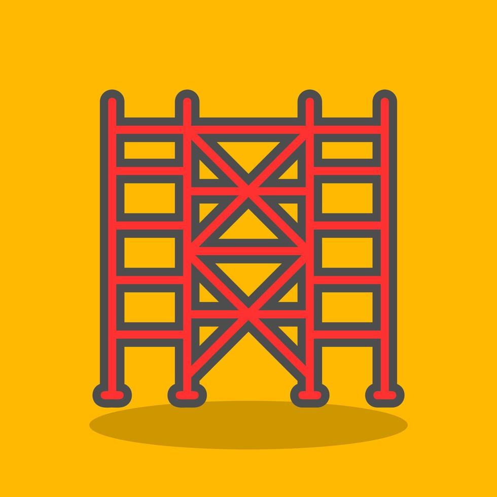 Scaffolding Vector Icon Design