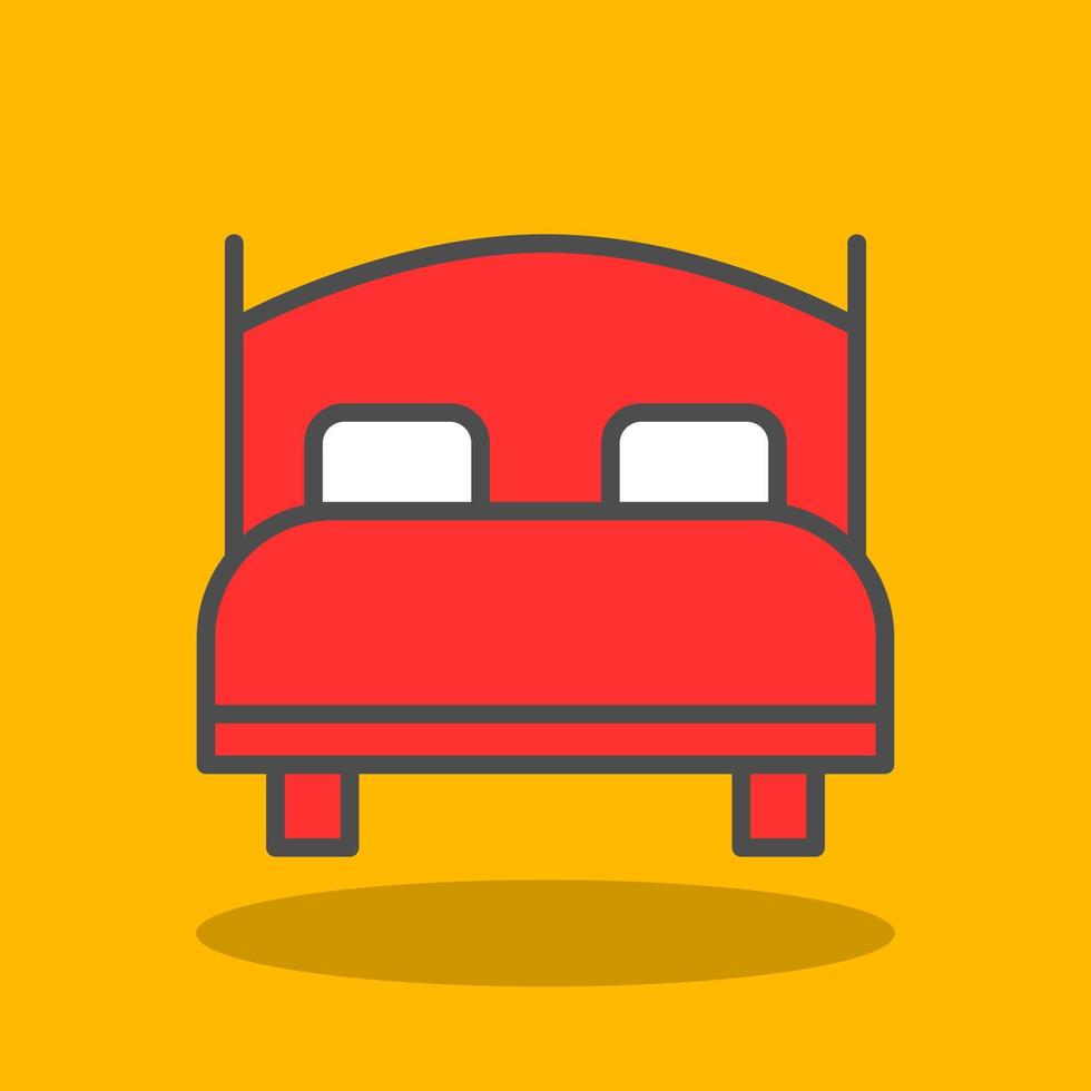 Bed Vector Icon Design