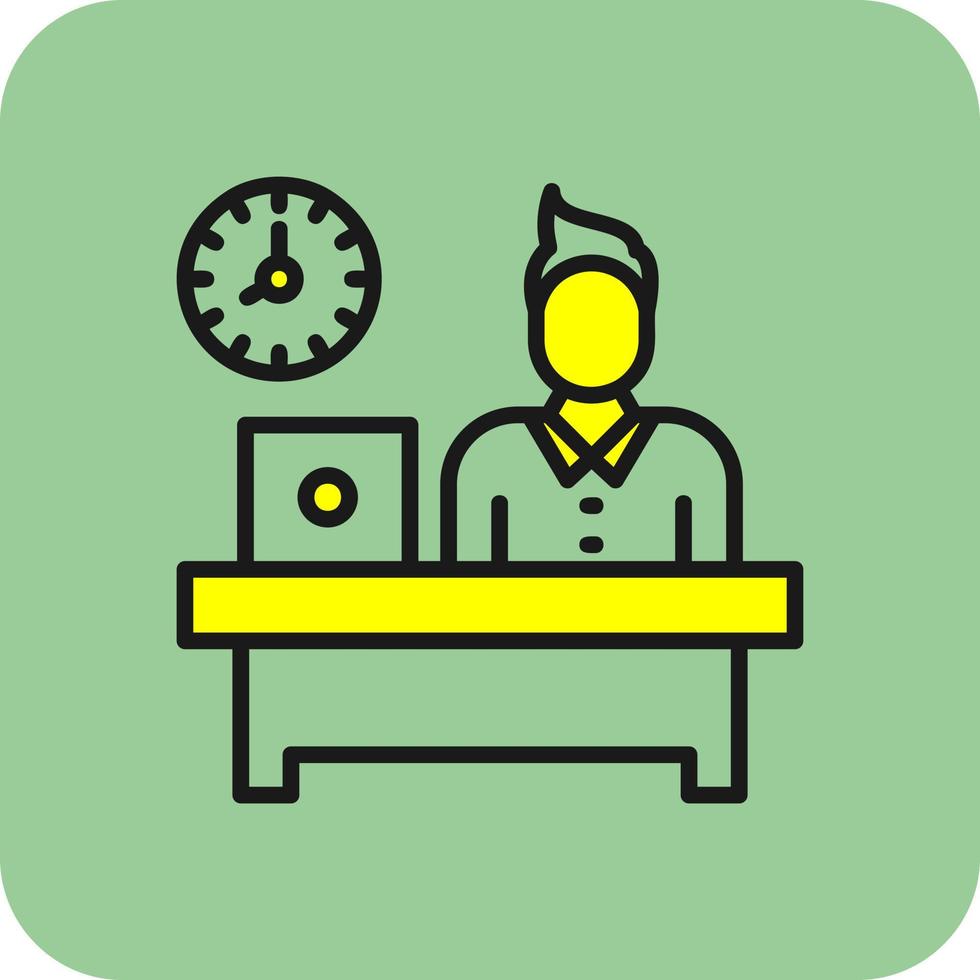 Overtime Vector Icon Design