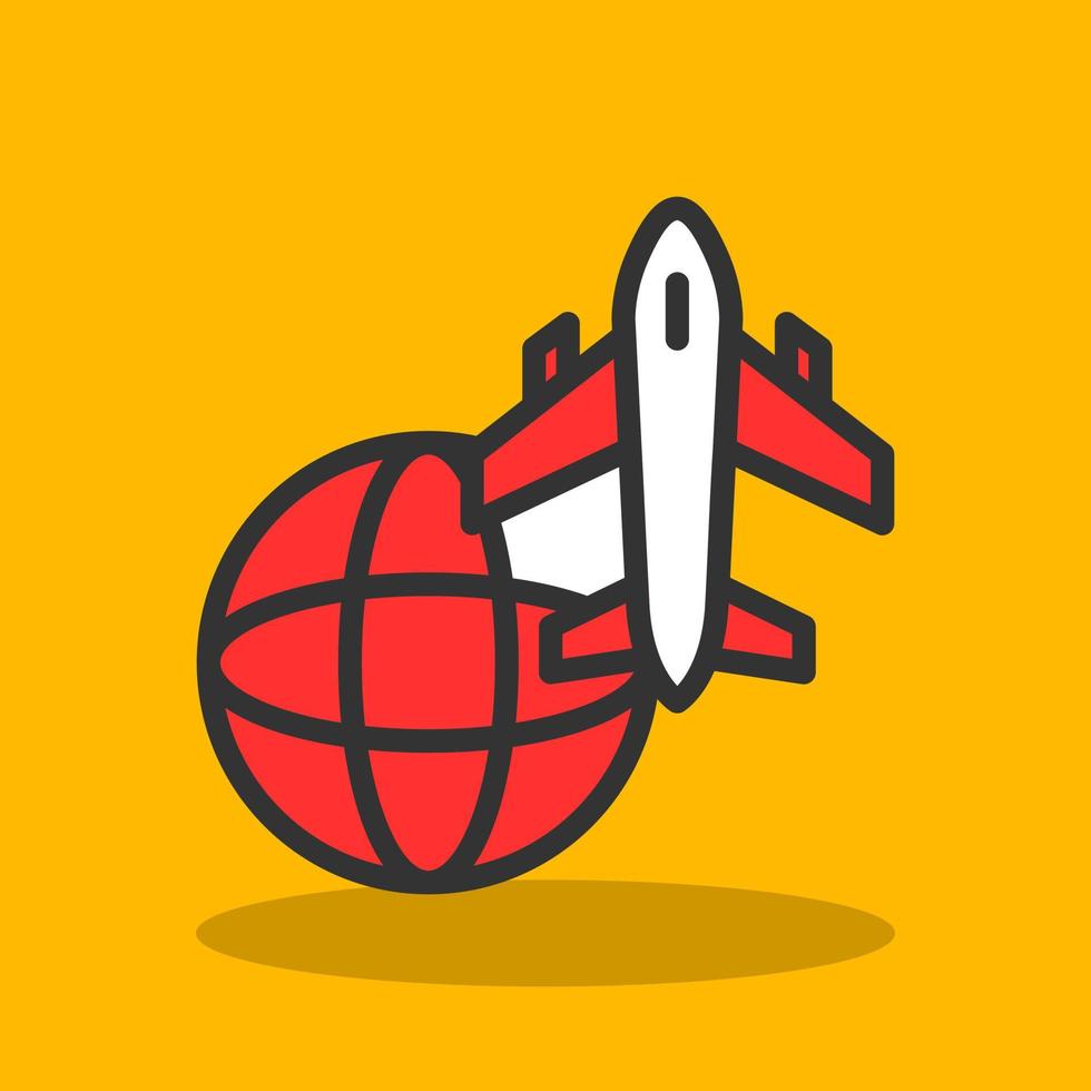 World Tour Vector Icon Design