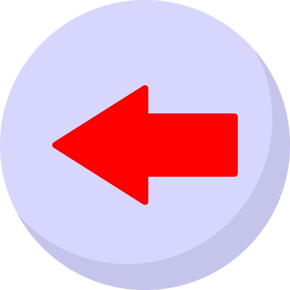 Left Vector Icon Design