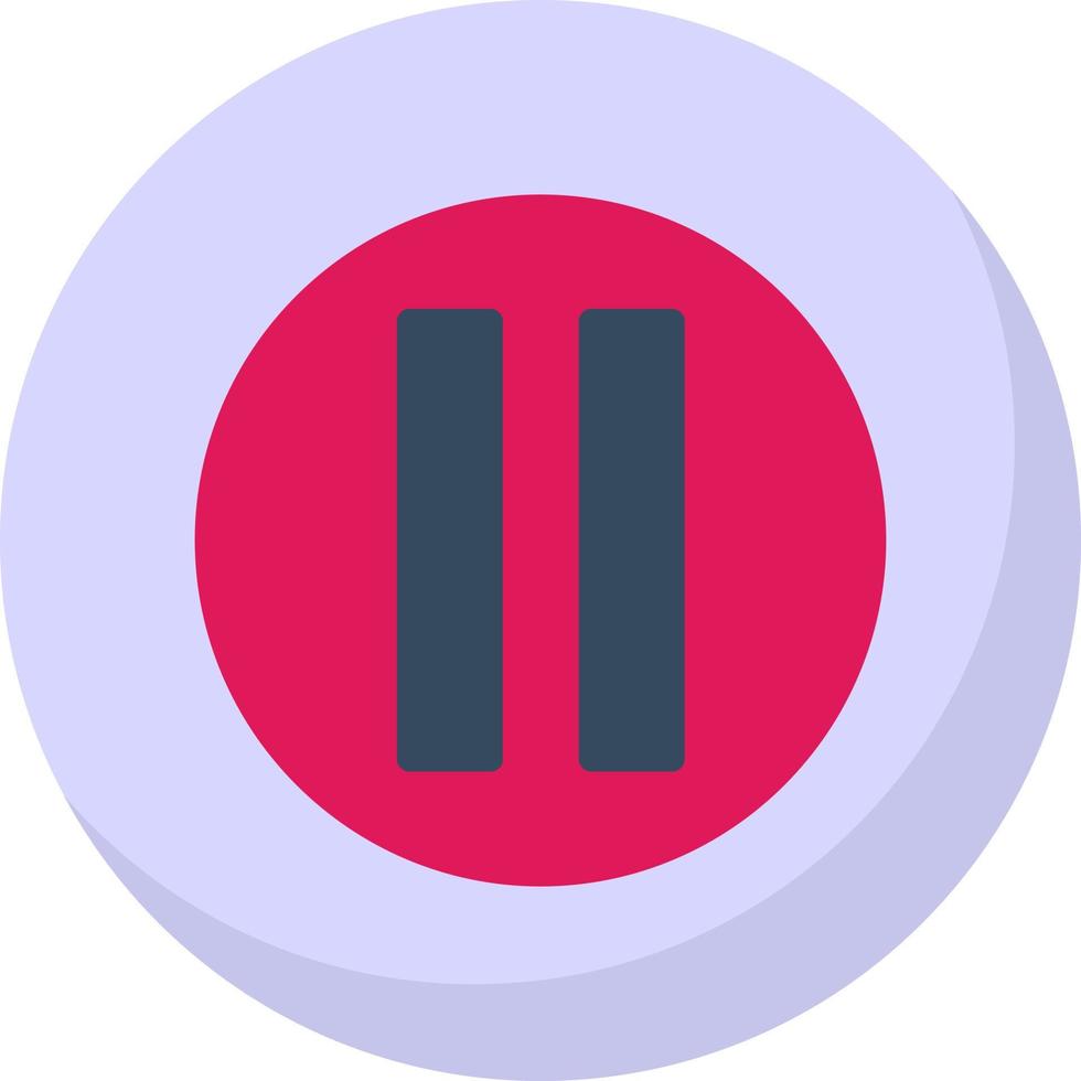 Pause Circle Vector Icon Design