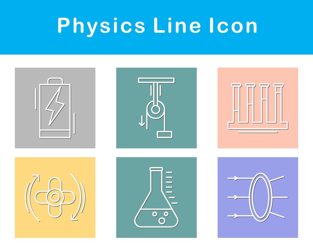 Physics Vector Icon Set