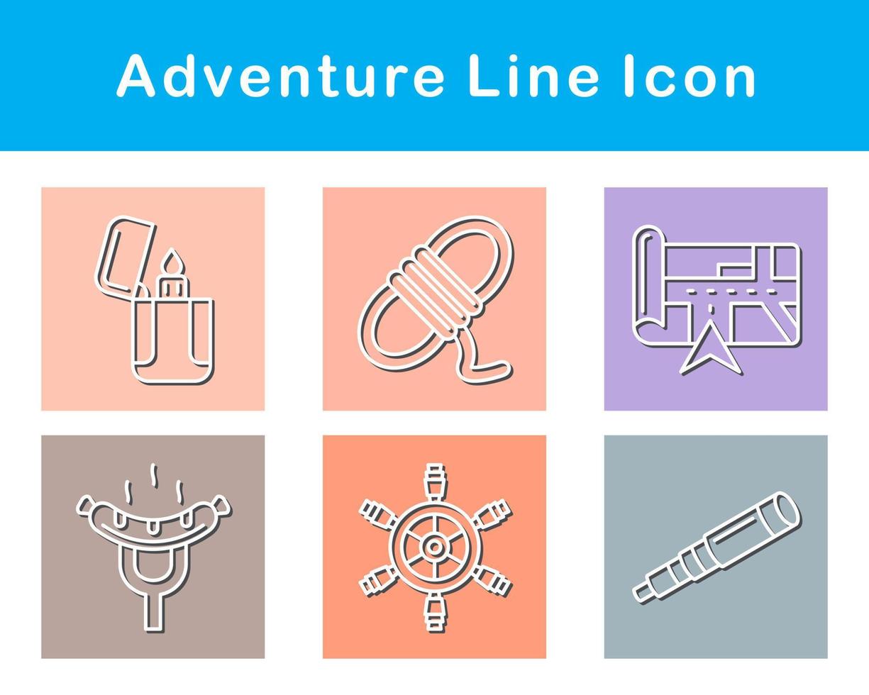 Adventure Vector Icon Set