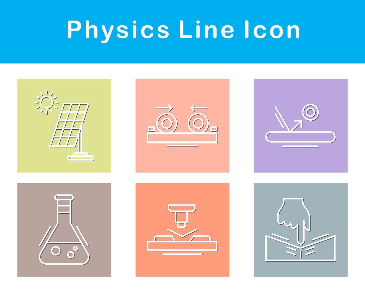 Physics Vector Icon Set