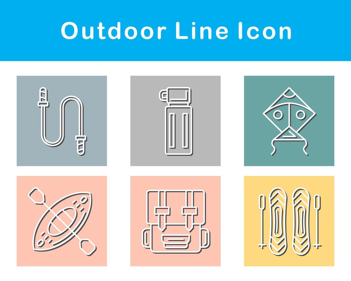 Outdoor Vector Icon Set