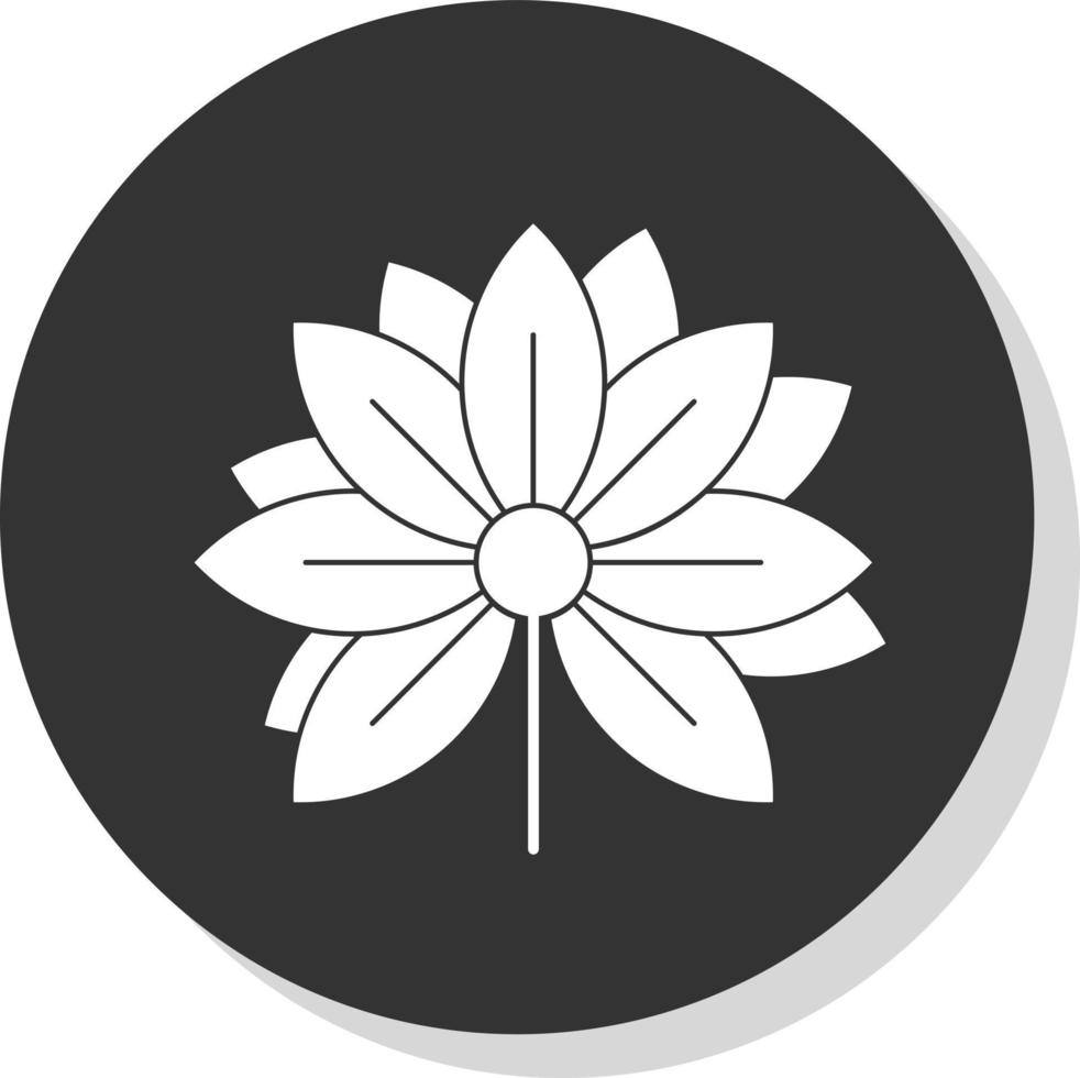 Lotus Flower Vector Icon Design