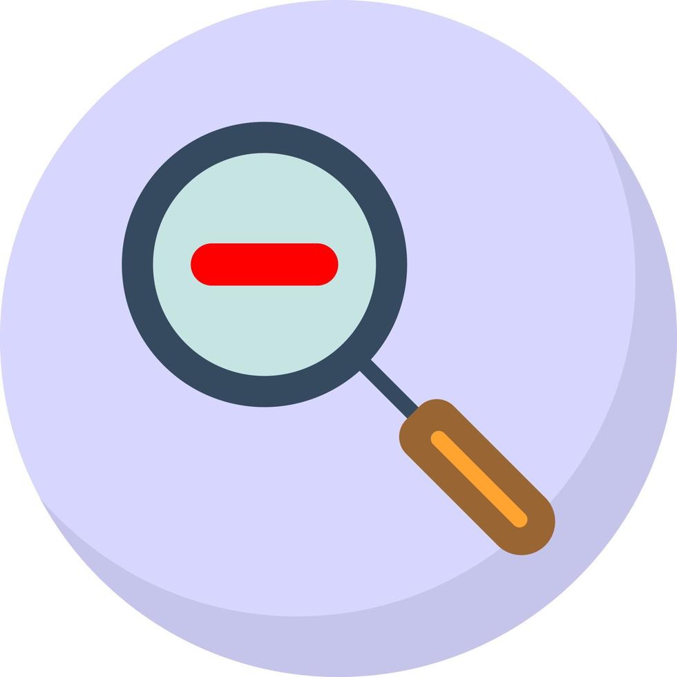 Zoom Out Vector Icon Design