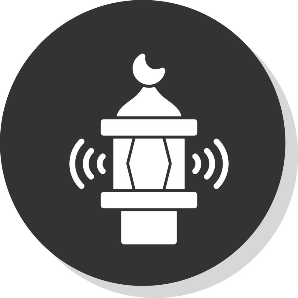 diseño de icono de vector de llamada adhan