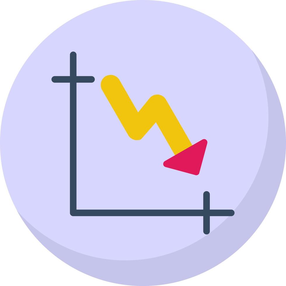 Trending down Vector Icon Design
