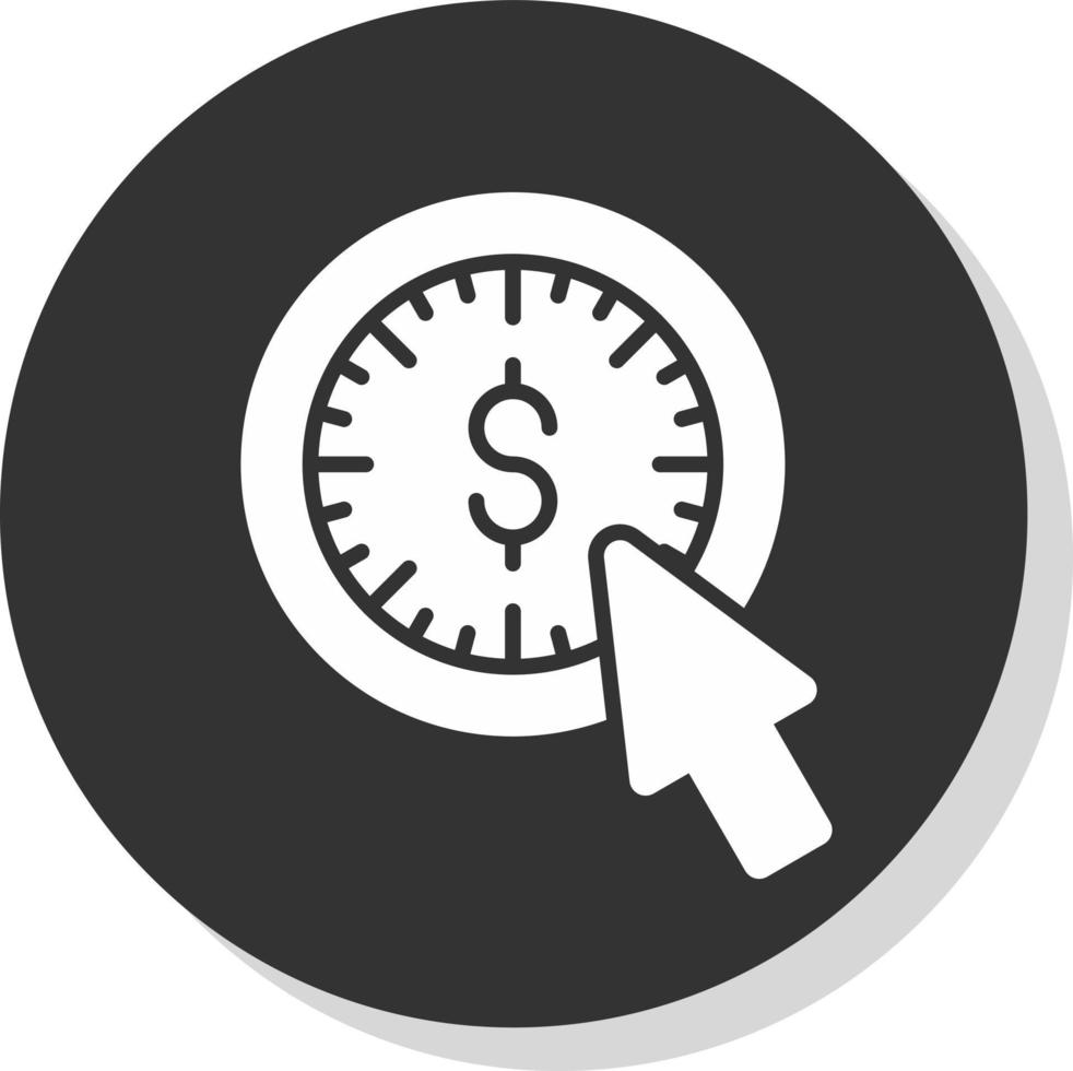 Pay Per Click Vector Icon Design