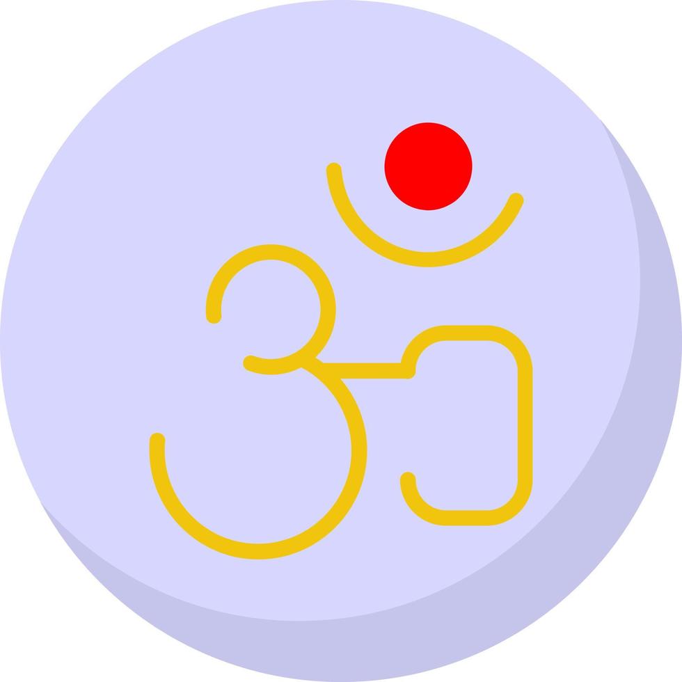 Om Vector Icon Design