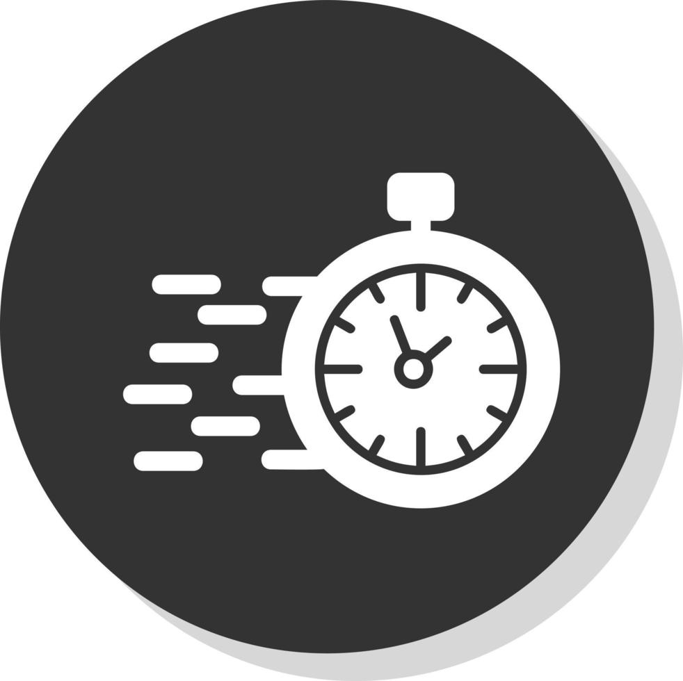 diseño de icono de vector de tiempo rápido