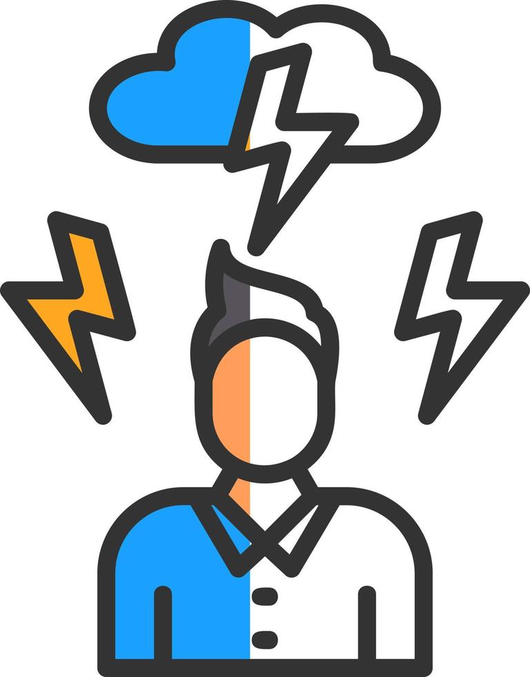 Stress Vector Icon Design