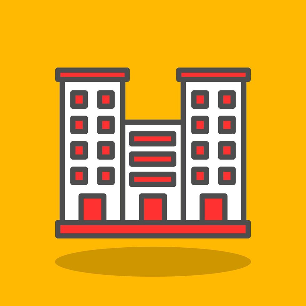 Condominium Vector Icon Design