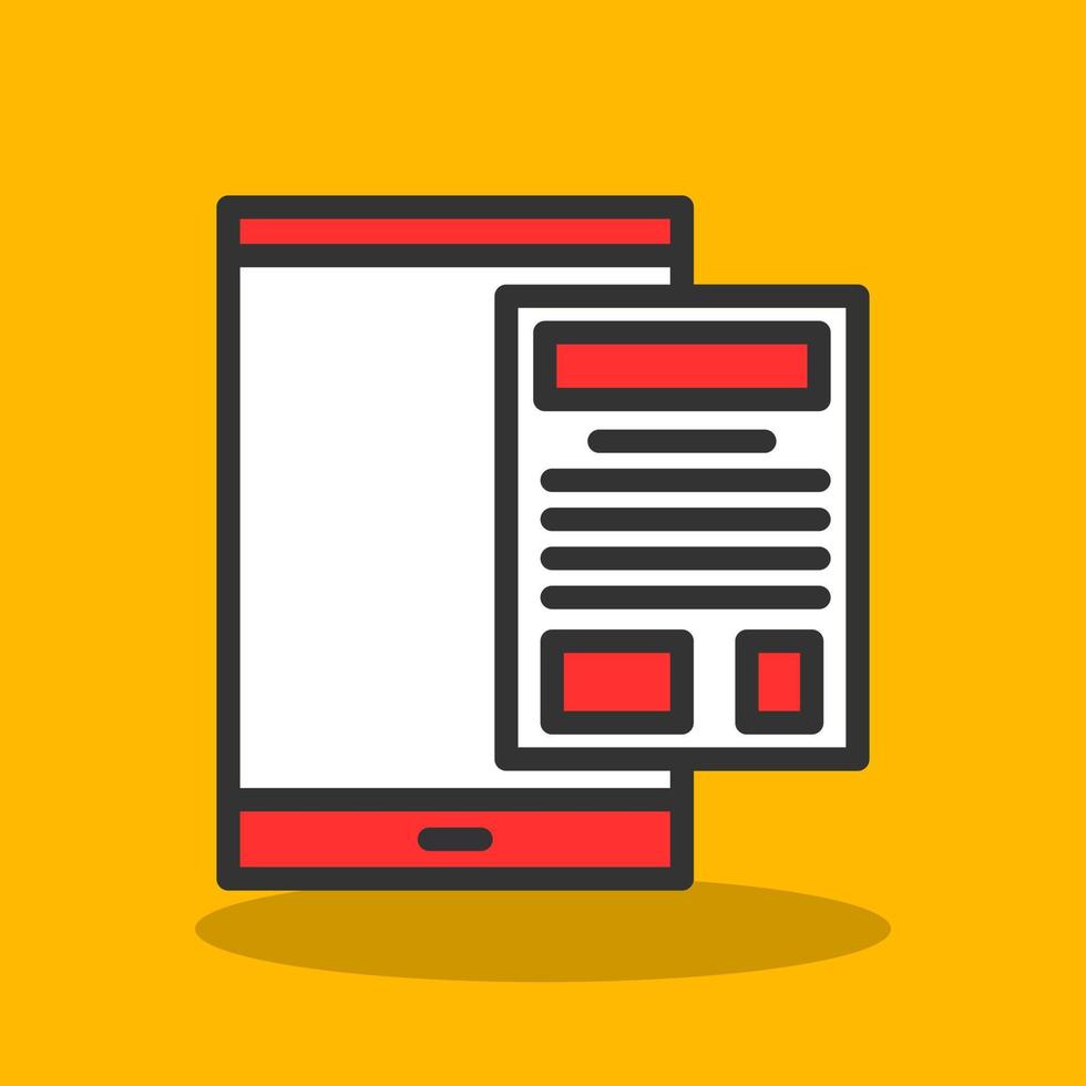 Mobile Vector Icon Design