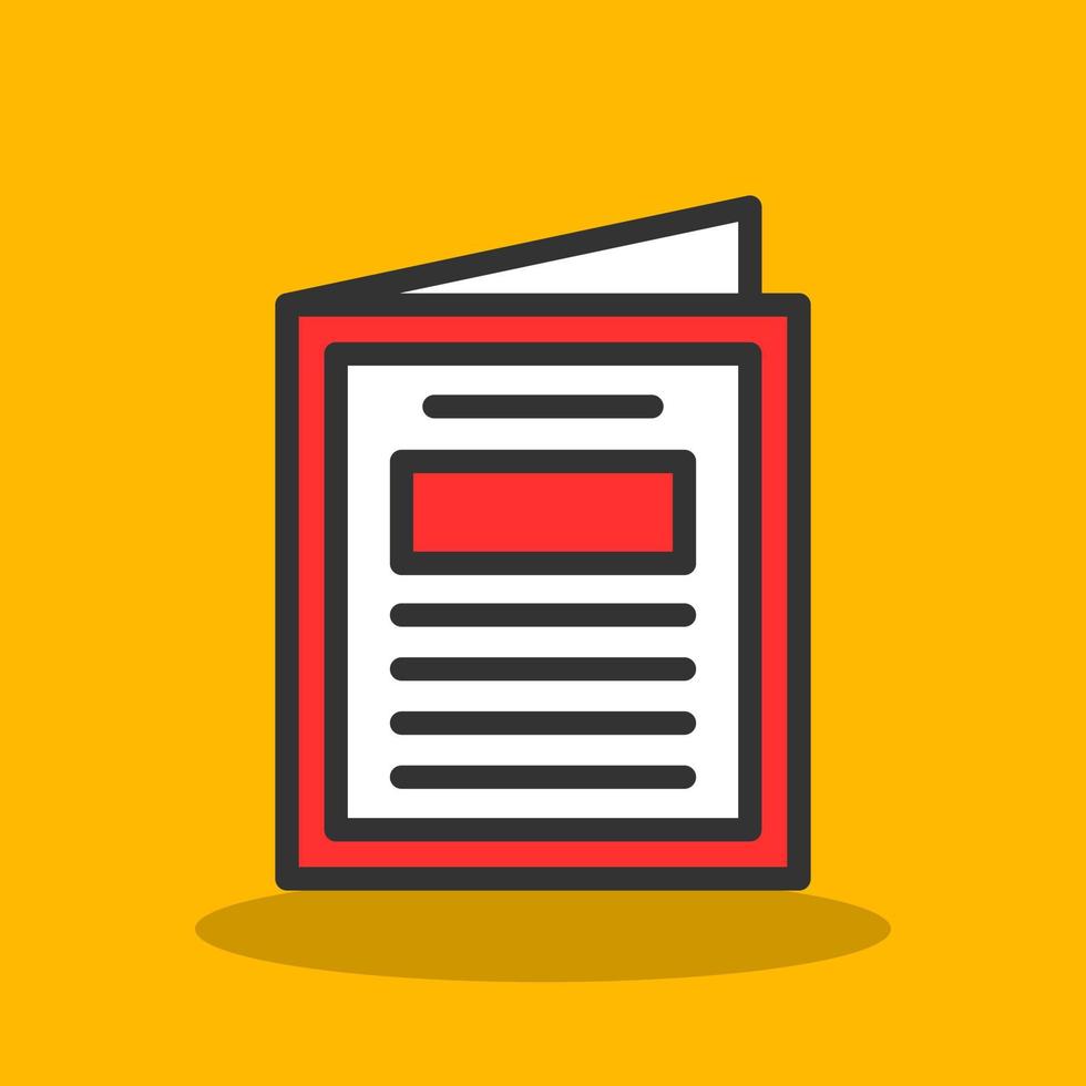 Magazine Vector Icon Design