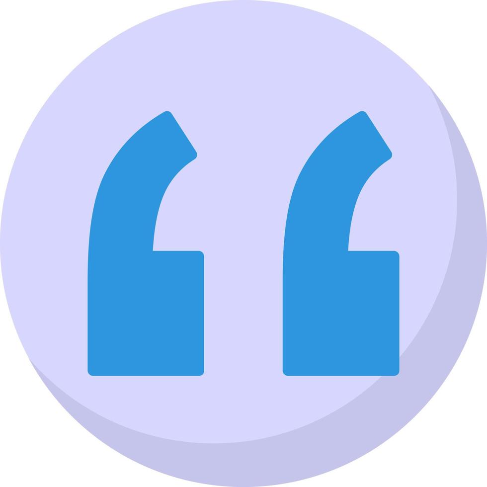 Quote Left Vector Icon Design