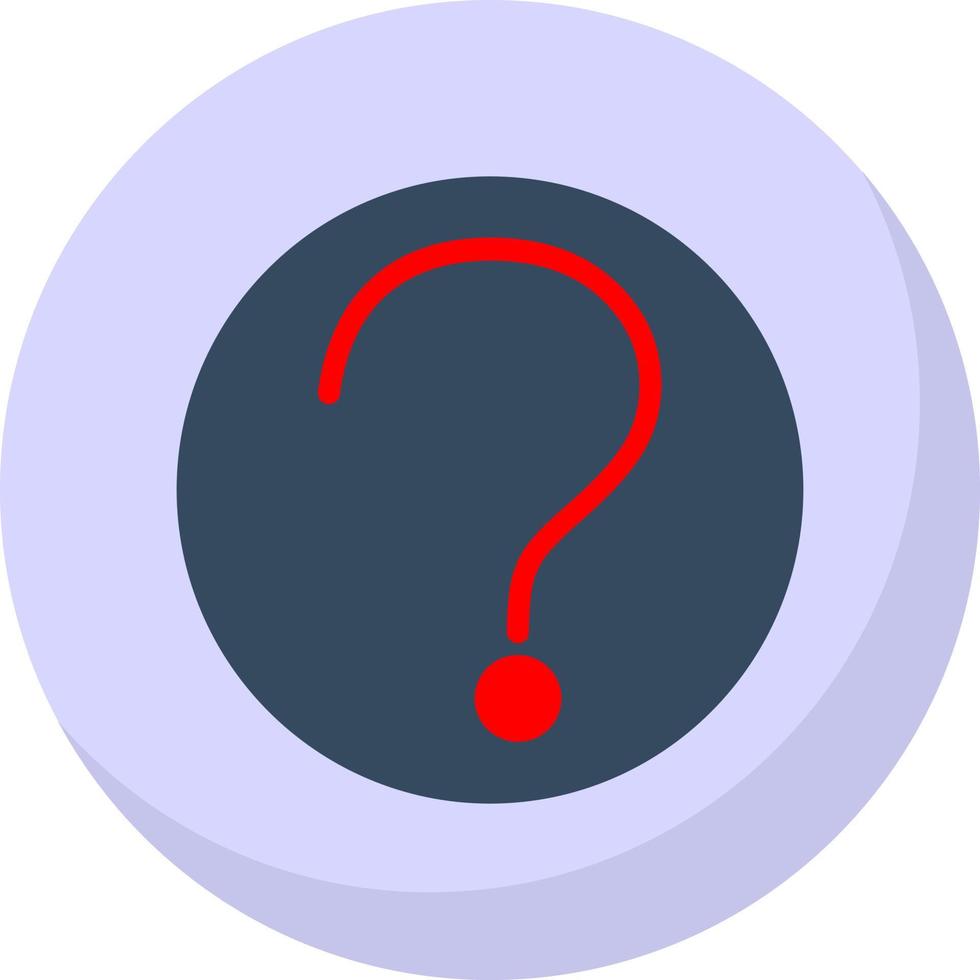 Question Circle Vector Icon Design