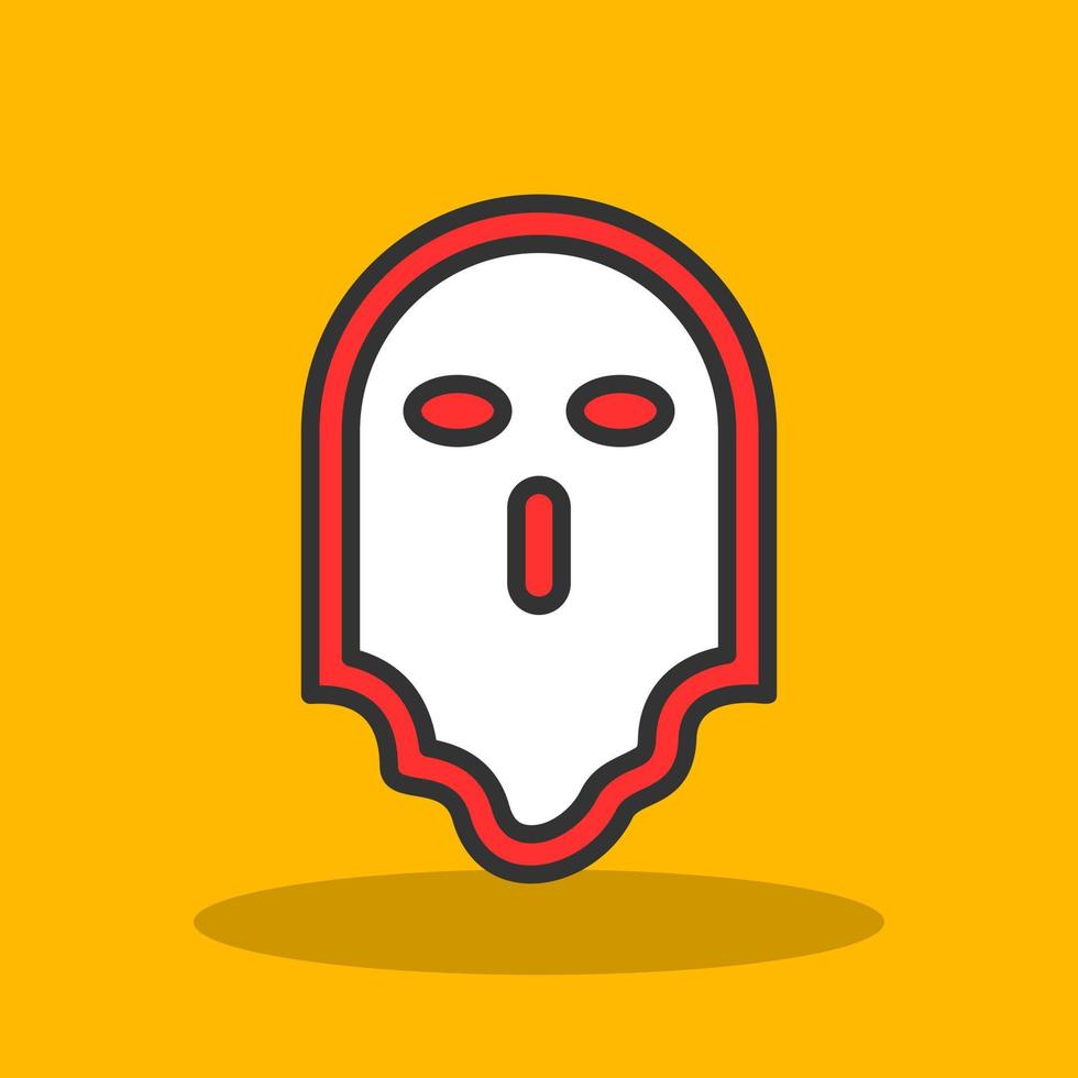 diseño de icono de vector de terror