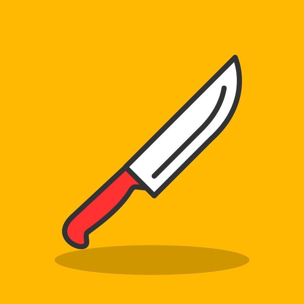 diseño de icono de vector de cuchillo