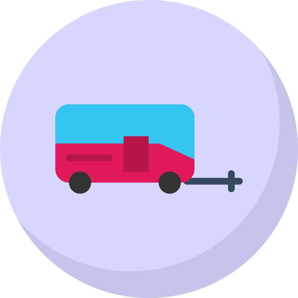 diseño de icono de vector de caravana