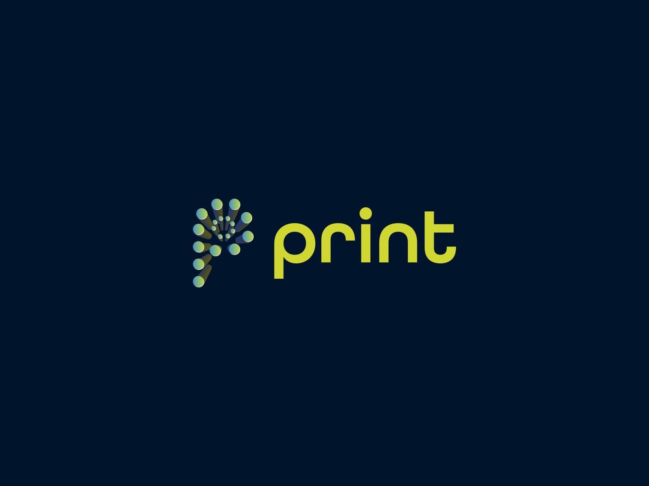 p letter logo vector