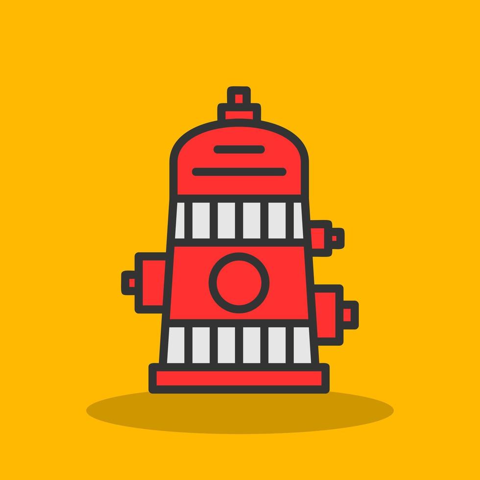 Hydrant Vector Icon Design