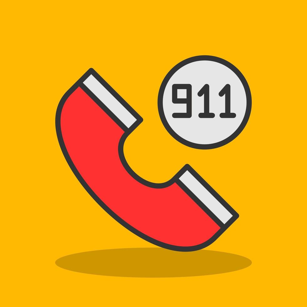 911 Vector Icon Design