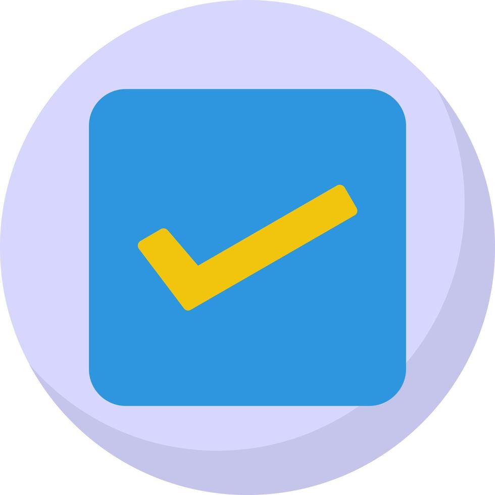 Check Square Vector Icon Design
