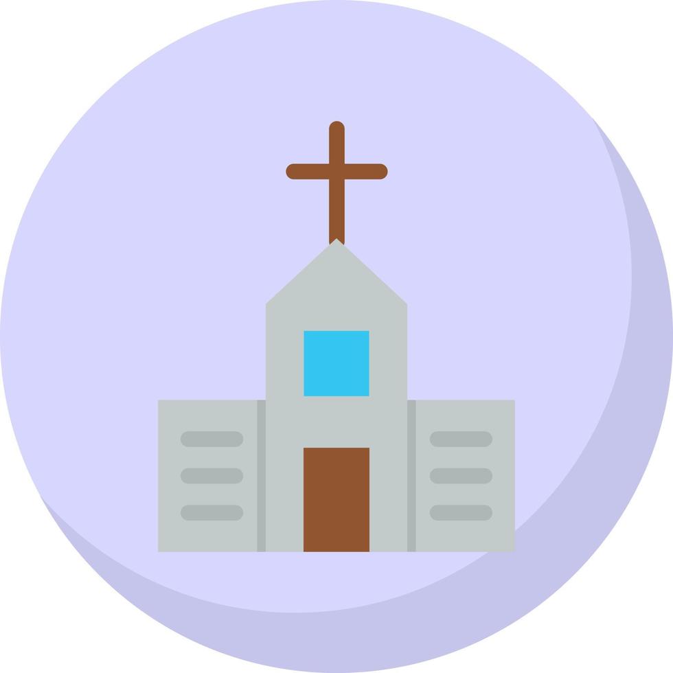 diseño de icono de vector de iglesia