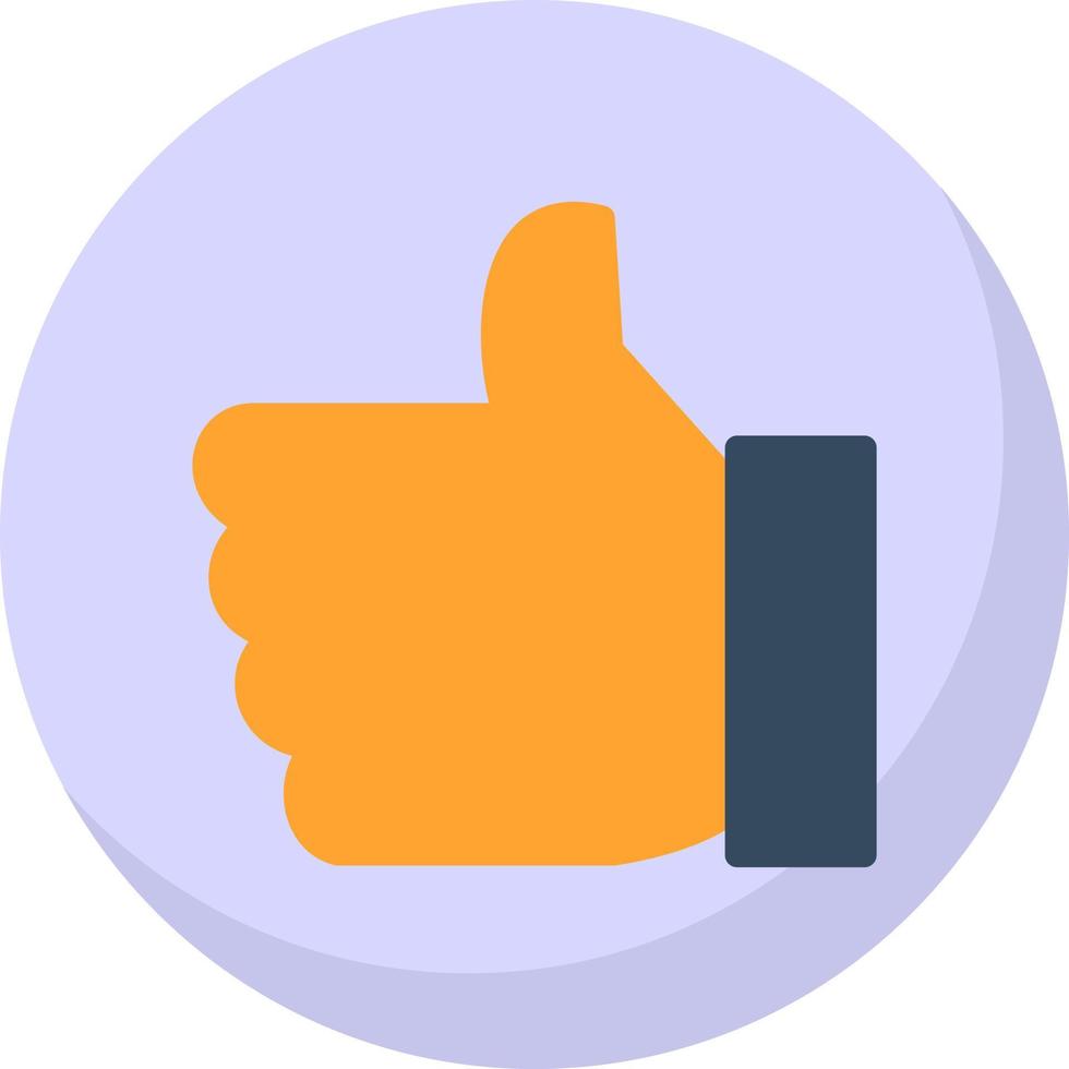 Thumbs Up Vector Icon Design