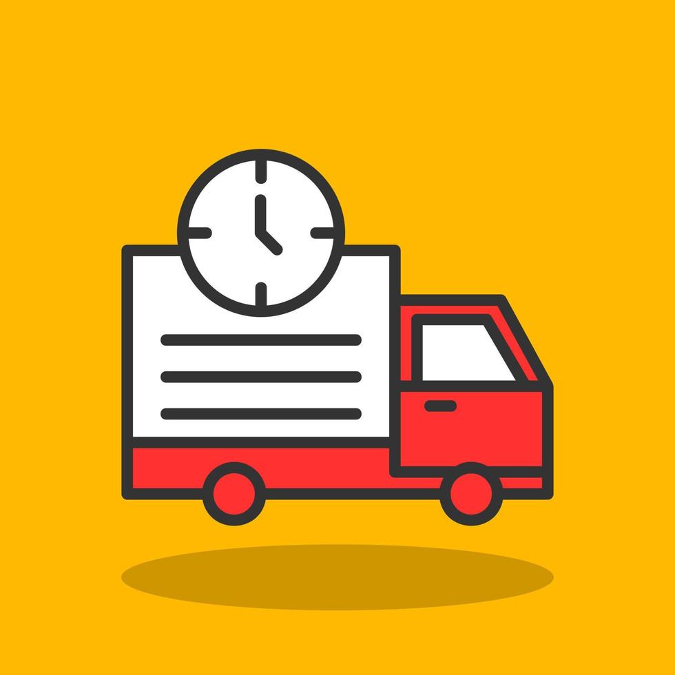 Delivery Time Vector Icon Design