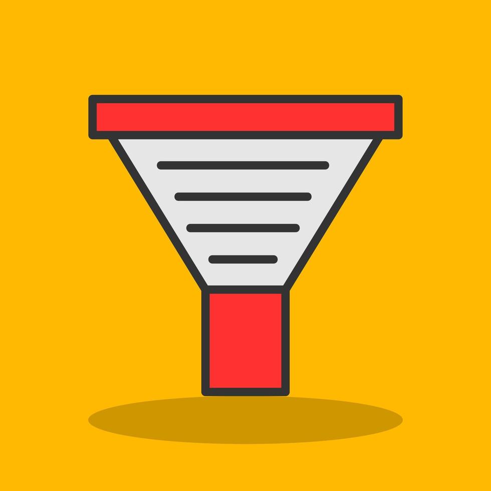 Funnel Vector Icon Design