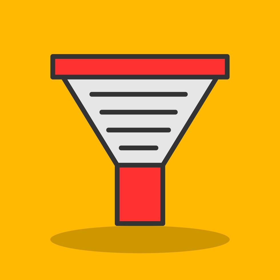 Funnel Vector Icon Design