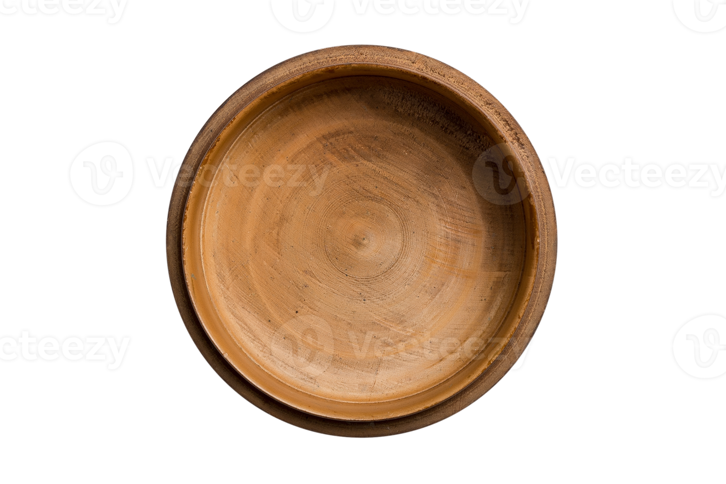 Brown bowl isolated on a transparent background png