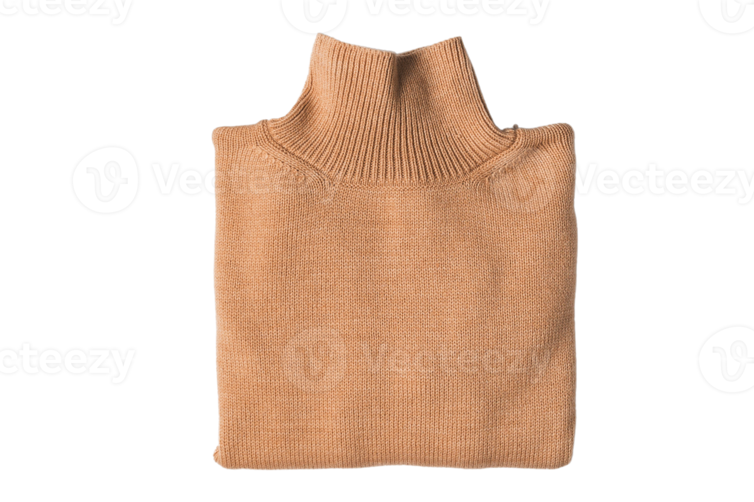 Brown sweater isolated on a transparent background png