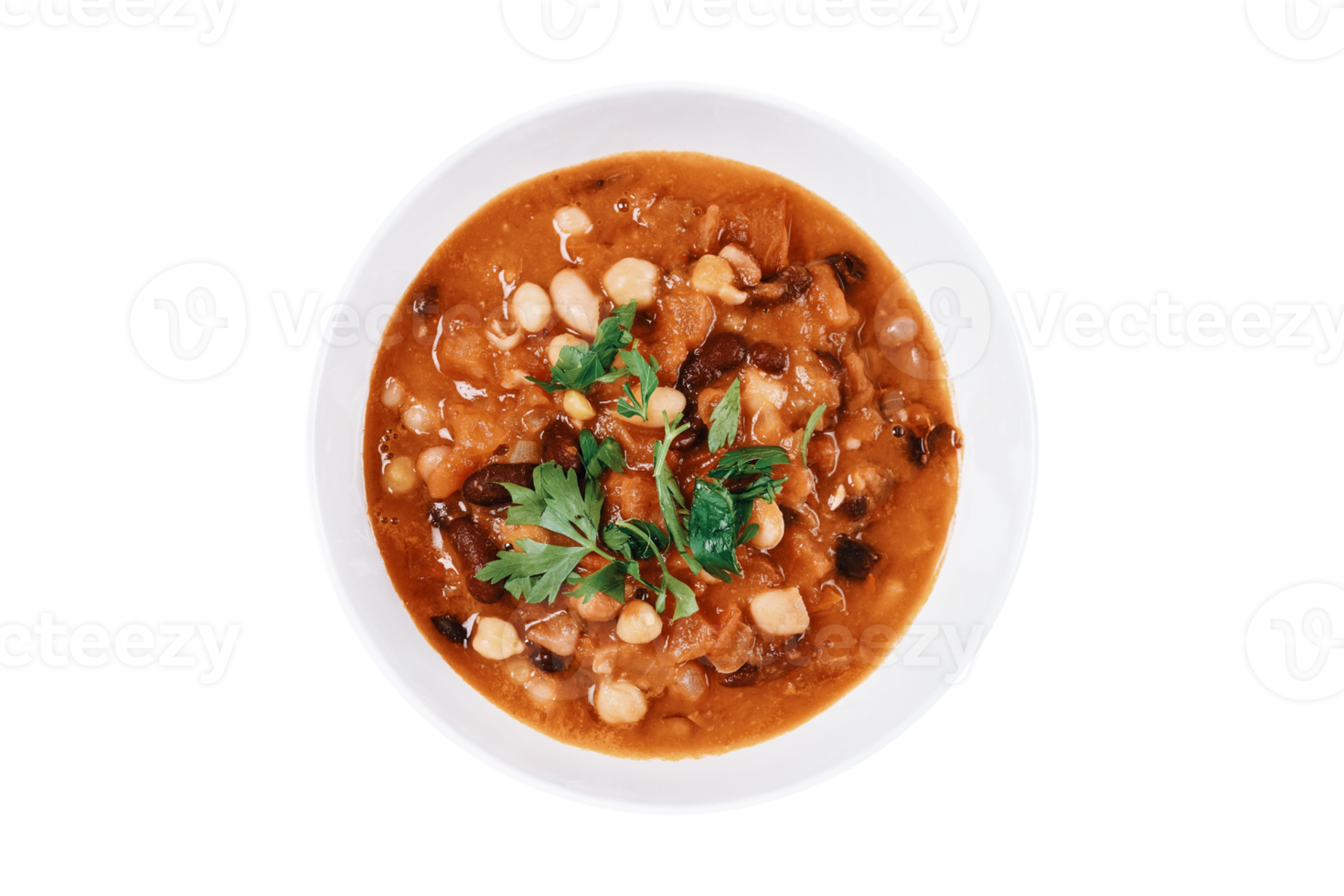 Kichererbse Suppe isoliert auf ein transparent Hintergrund png