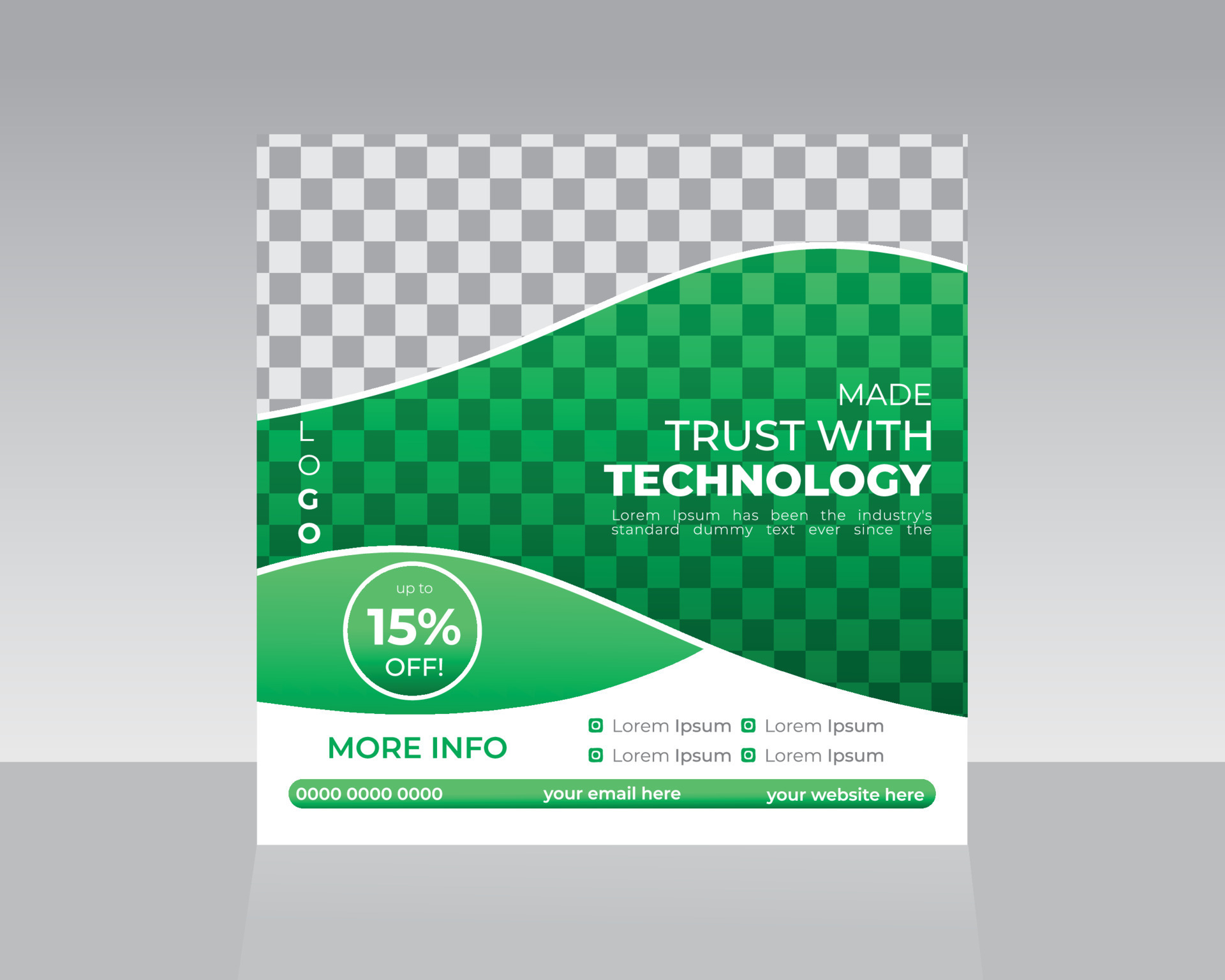 Technology Social Media Post Template 21275382 Vector Art at Vecteezy