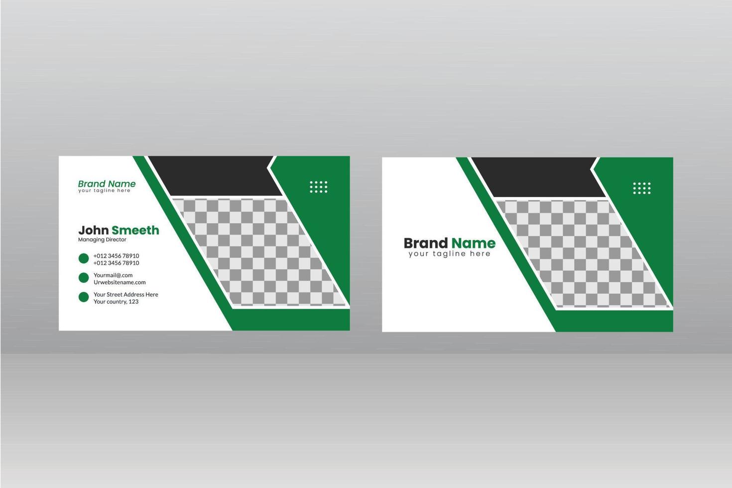 modern business card design vector