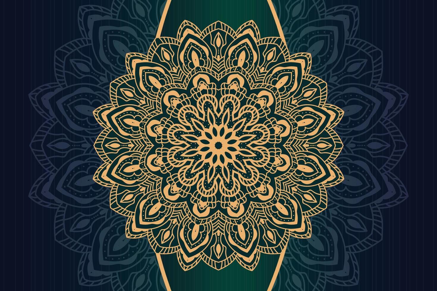 Luxury mandala background design vector