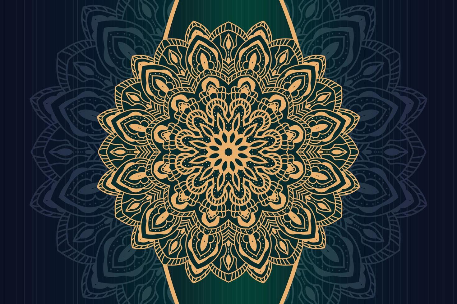 Luxury mandala background design vector