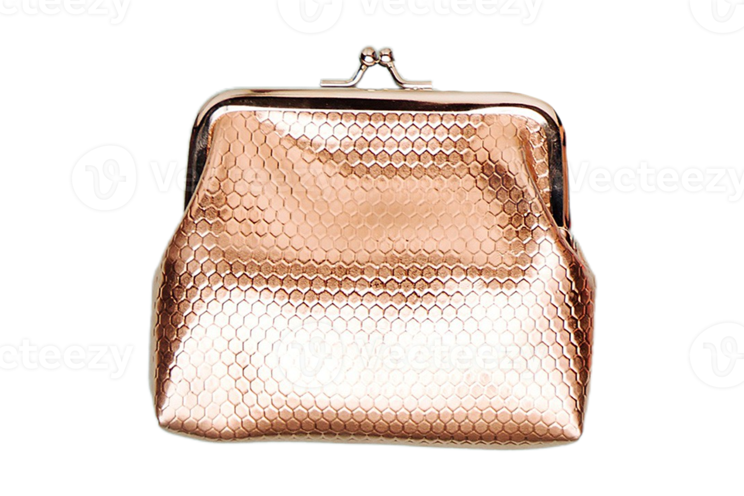 Rose Gold Brieftasche isoliert auf ein transparent Hintergrund png