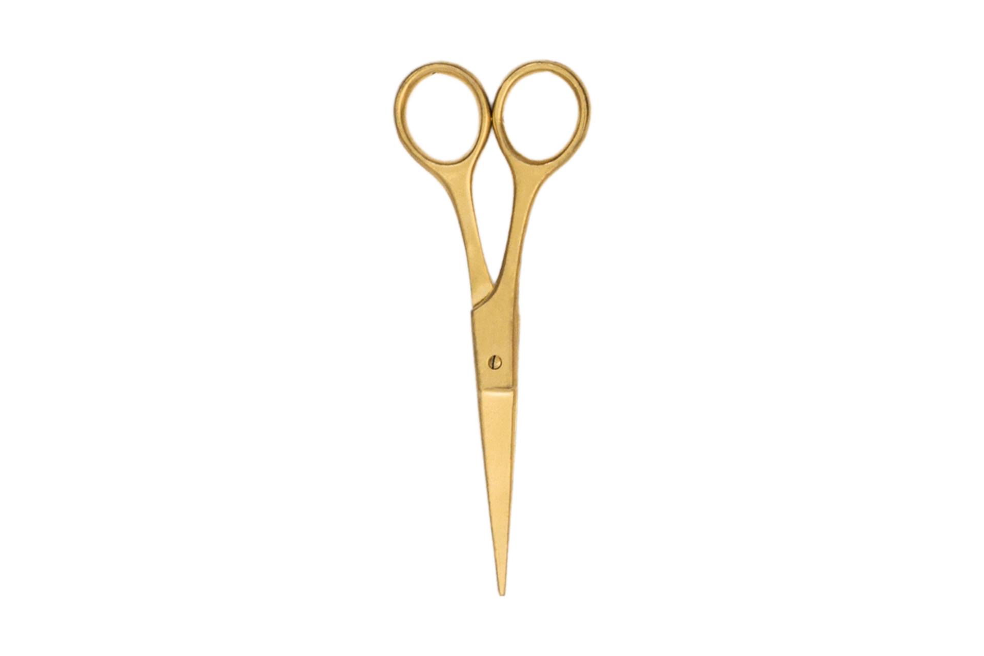 Golden scissors isolated on a transparent background 21275494 PNG