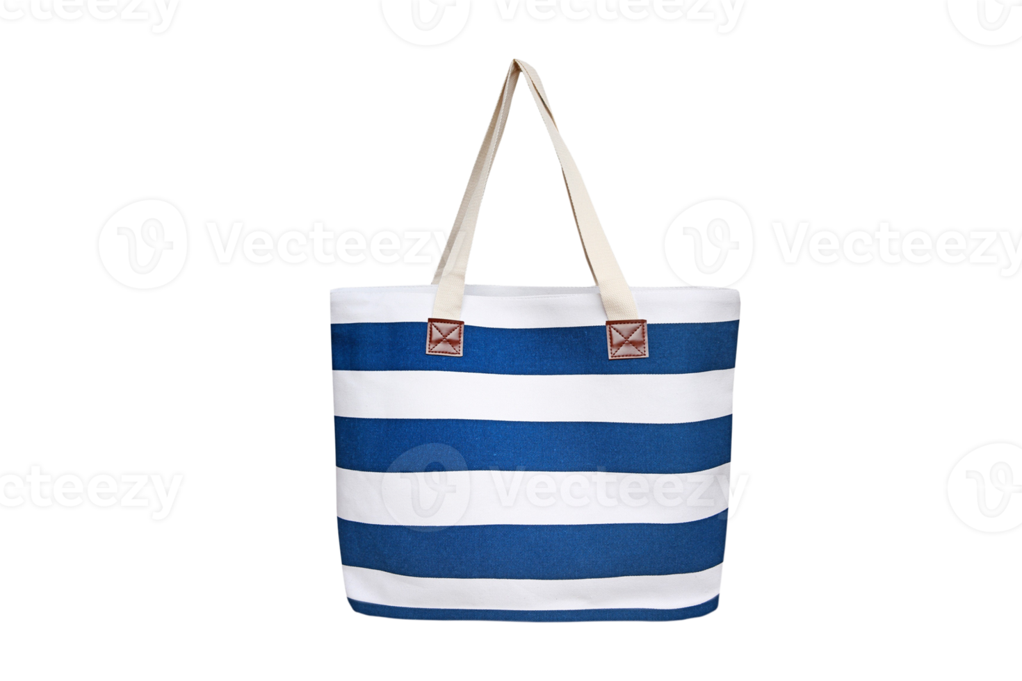 Blau Streifen Tasche isoliert auf ein transparent Hintergrund png