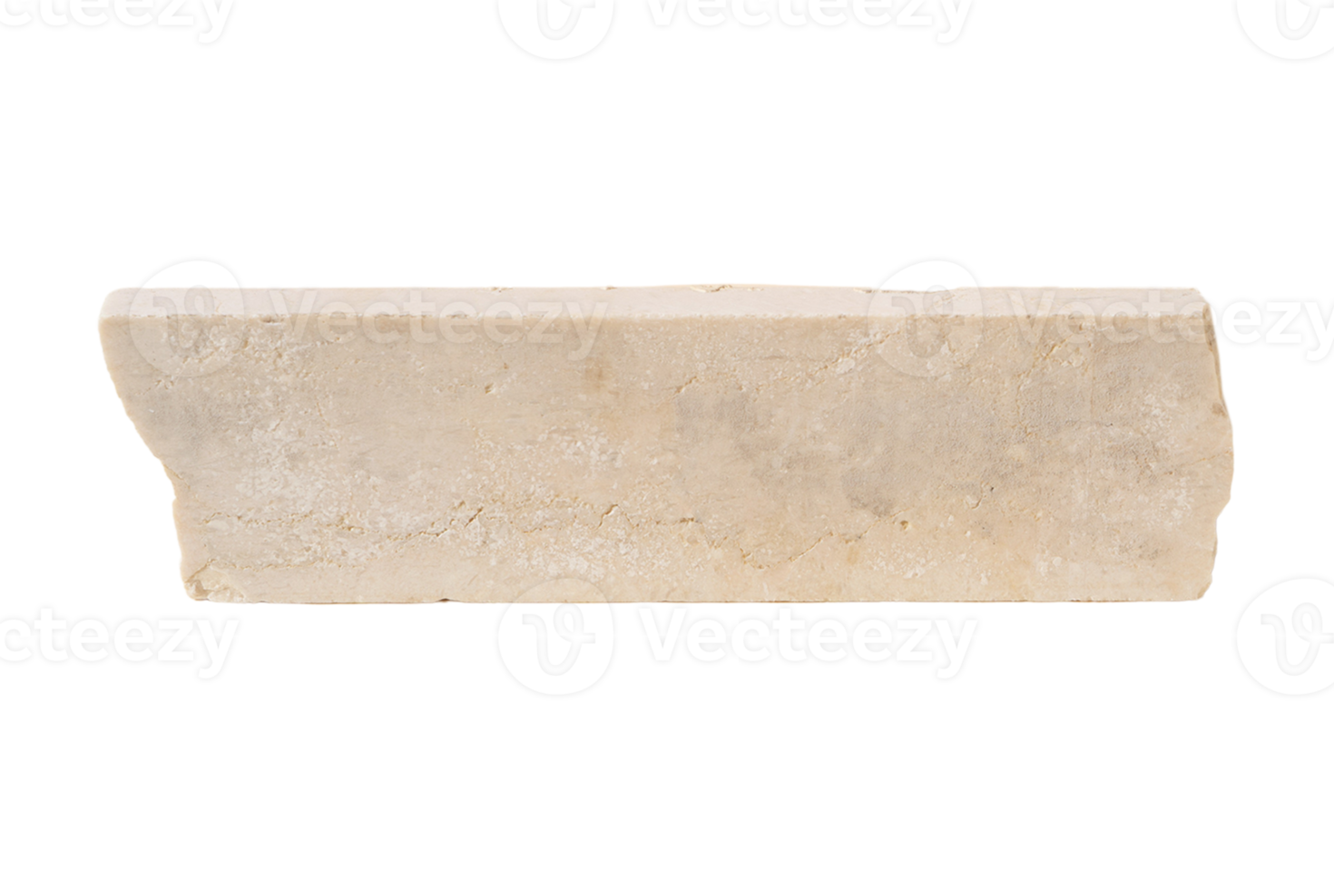 Beige stone isolated on a transparent background png