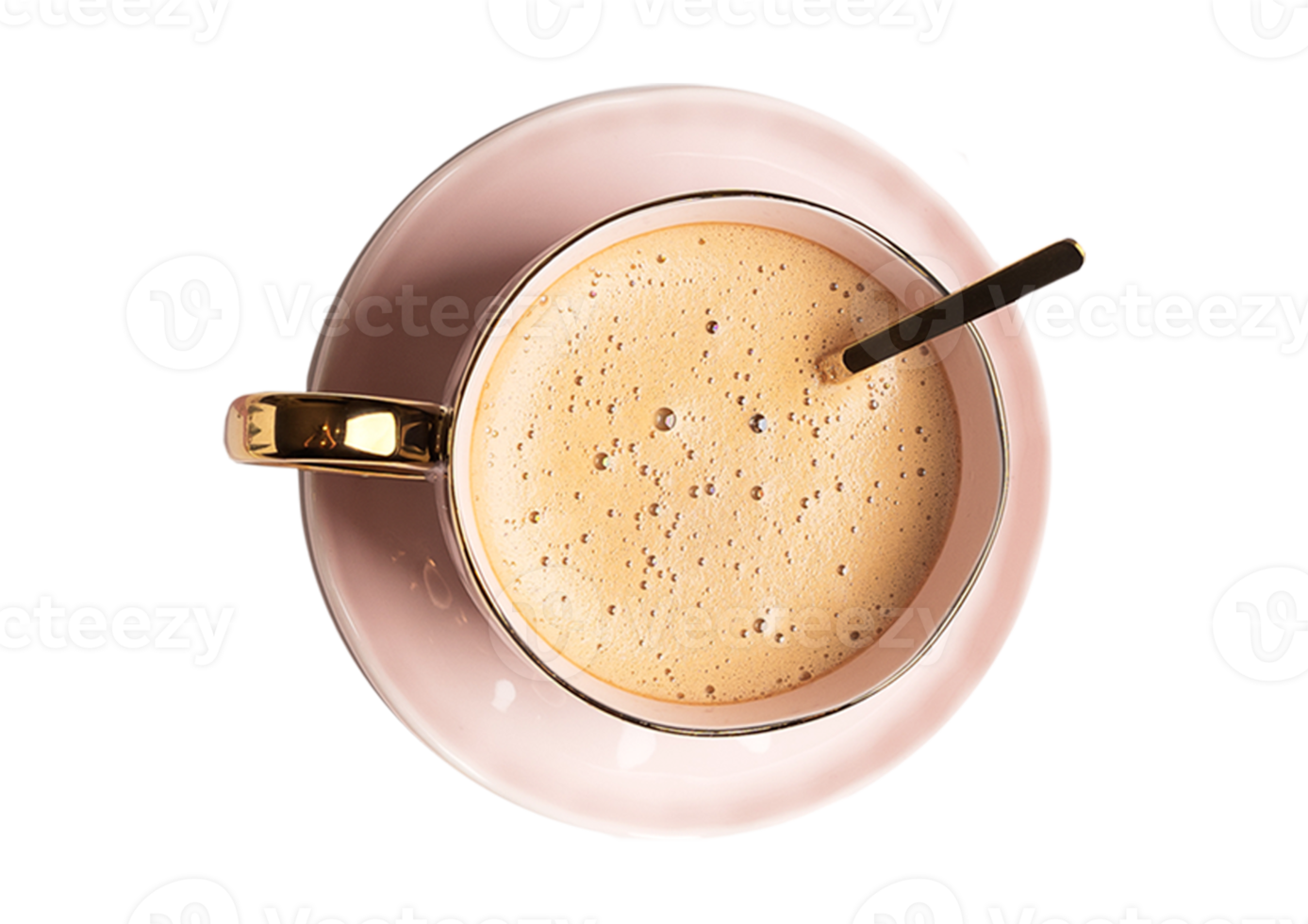 Rosa Kaffee Tasse isoliert auf ein transparent Hintergrund png