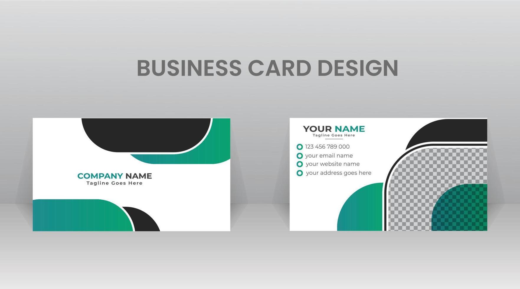 modern business card design vector